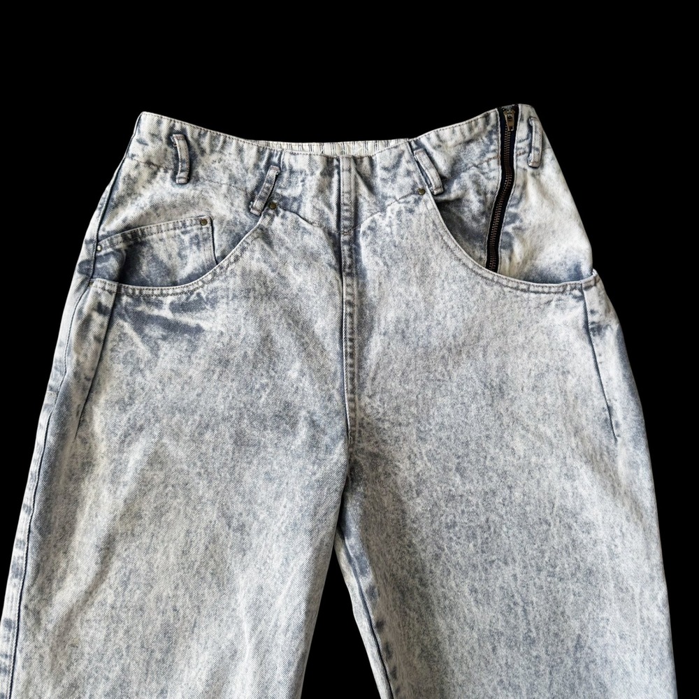 Unionbay Vintage 80s Acid Wash High Waisted Tapered Denim Jeans Size 10 12 Indie - Picture 10 of 10